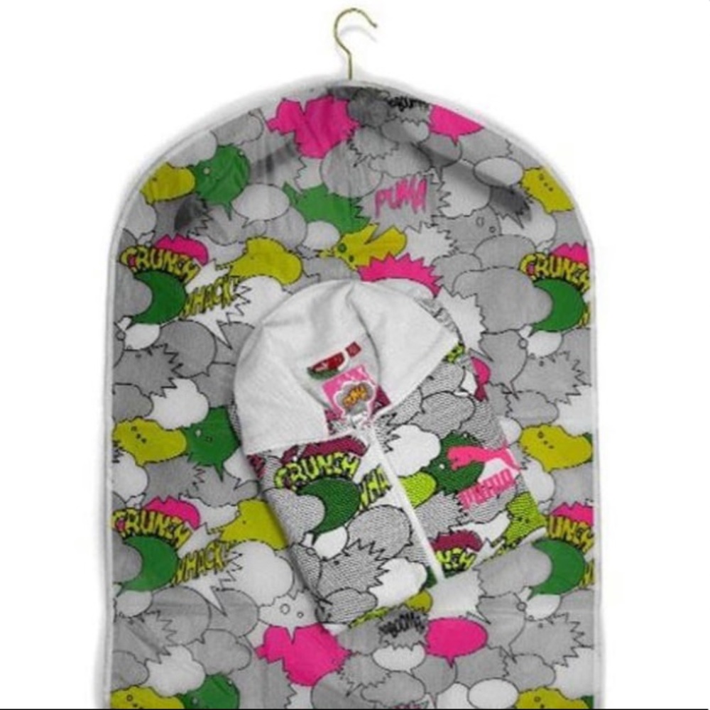 Puma Comic Pack Garment Bag NEW Neon Pink